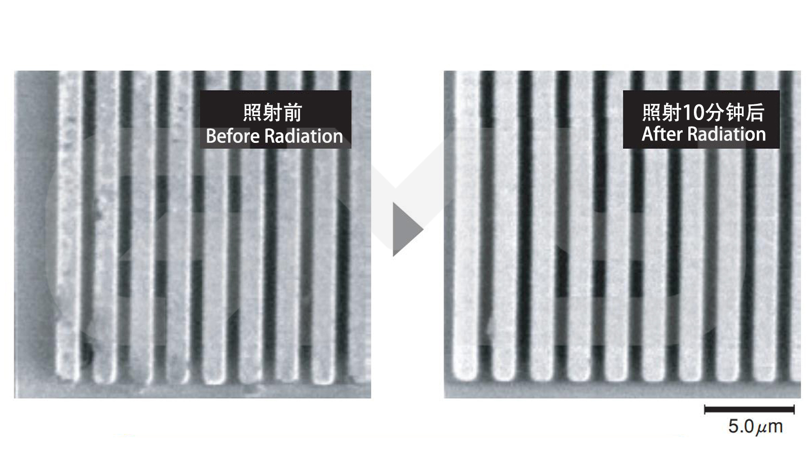 Example: 172nm cleaning of nanoimprint molds to improve cleanliness