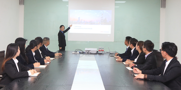 Meeting of manufacturing executives at GMY Technology