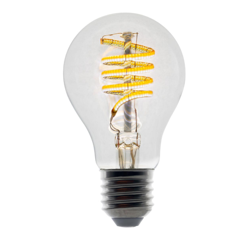 Smart Control LED Edison bulb A60 spiral E27